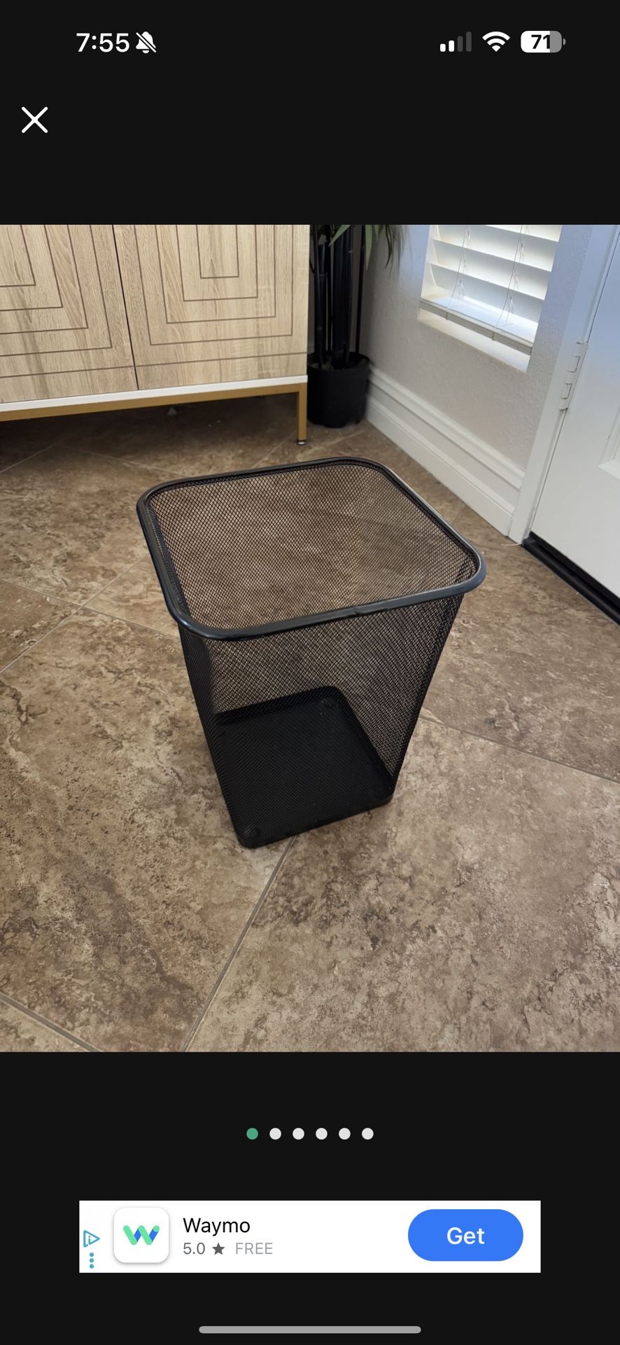 Office Waste Basket Trash Can