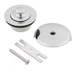 Everbilt Lift and Turn Bath Drain Remodel Kit in Chrome