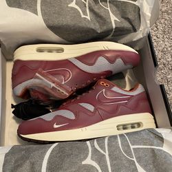 Patta x Nike Air Max 1 - Rush Maroon