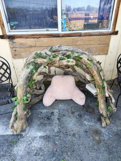 handmade strong "calming cave".