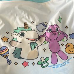 Bluey unicorse and bob bilby bag