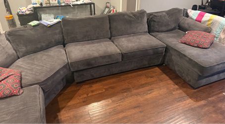 Large grey sectional