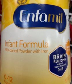 Enfamil w/ large box of huggies size 2
