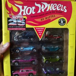 HOT Wheels Sealed 25th Anniversary Collectors Edition Series 1