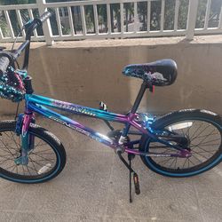 Girl’s Bike - 20" Kent Illusion BMX Bicycle, Fits Riders 4'2"-5', Blue/Purple, Child