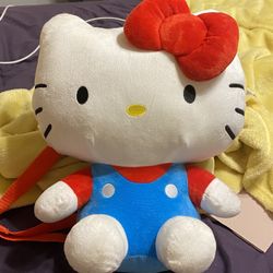Hello Kitty Plush Backpack
