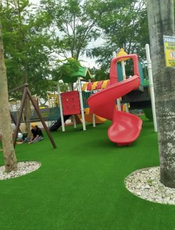 Playground Artificial Grass Installation 