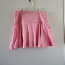 Pink Sports Skirt