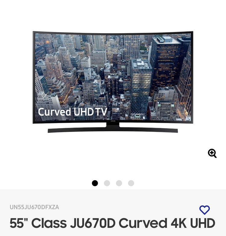 Samsung smart TV curve 55” 4K