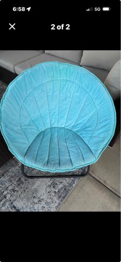Light Blue Trampoline Chair