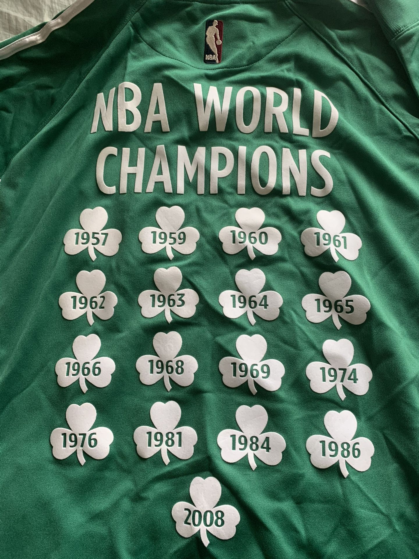 RARE Adidas Boston Celtics NBA World Professional Championship Warm-Up  Jacket XL