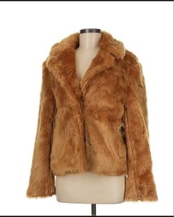 Like New Light Brown Teddy Coat Size Medium