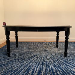 Black Oval Dining Table