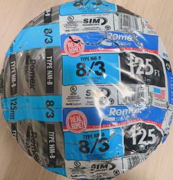 romex 8/3 125ft 280$