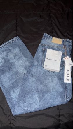 Baggy purple jeans