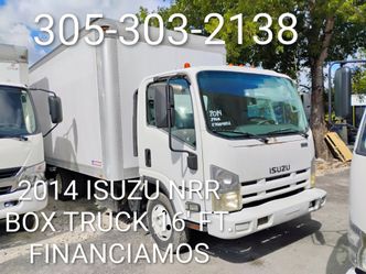 2014 ISUZU NRR BOX TRUCK 16' LIFTGATE