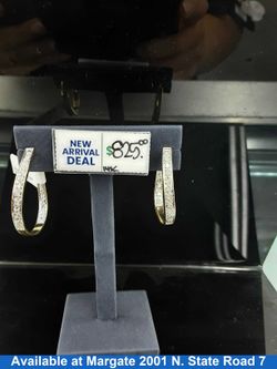 Hoop Earrings - Yellow Gold 14k (.585) 5.8 grams