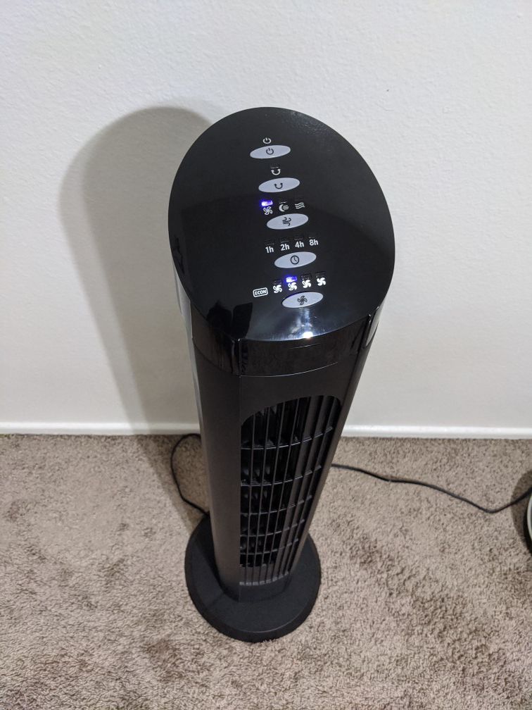 Cascade Tower Fan (40") with remote