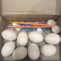 Wooden egg craft/ easter stuff