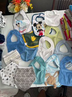Baby bibs and burp clothes boy/girl