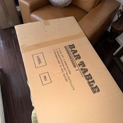 Black or grey bar tables (2) (New in box!)