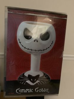 Nightmare Before Christmas Ceramic Collectible Goblet