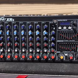 Peavey XRs Powered Mixer Full PA Speakers, Wedges, Stands, Cables And Wedges