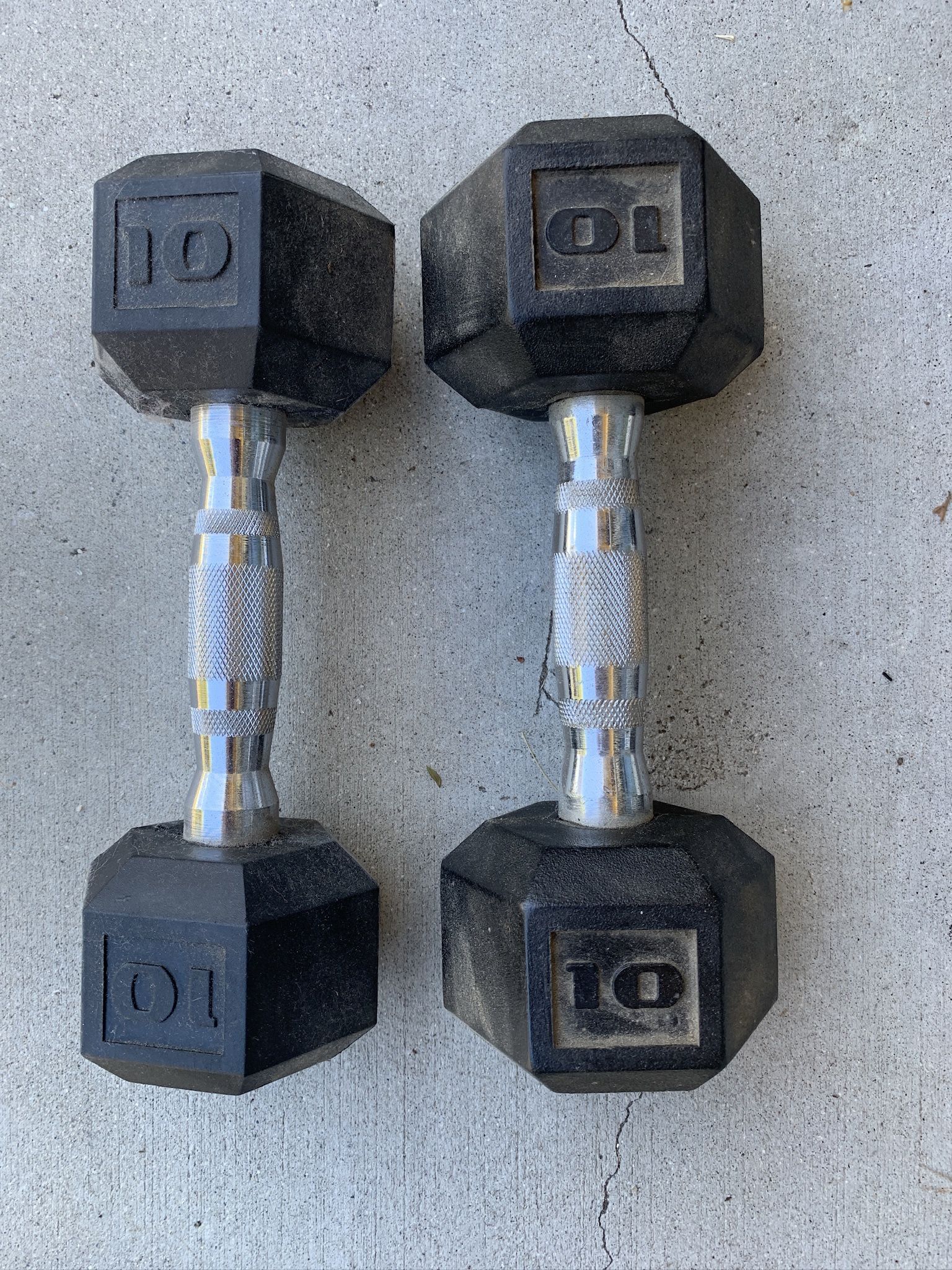Pair 10lbs Dumbbells