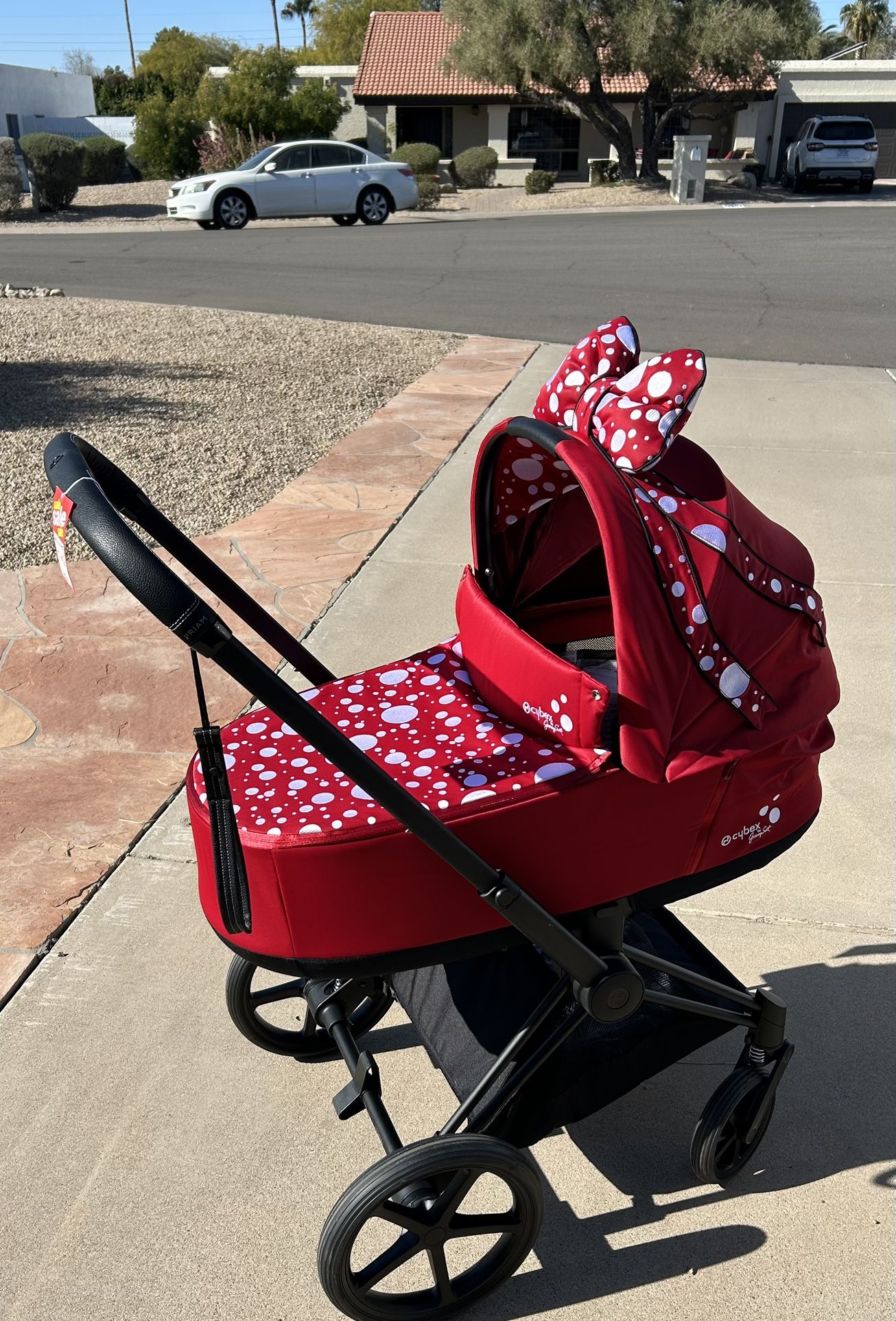 New Cyber By Jeremy Scott Disney Red/White Stroller