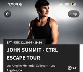 John Summit tickets los angeles colesium