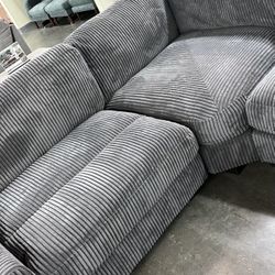 Extra Large Grey Or Ivory Corduroy Modular Sectional 6 Piece Set Brand New In Box Firm Price $1,180 Only A Few Sets Left!!! Order Now!