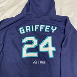 XL Baseballism Ken Griffey Jr Hoodie! Non Smoking Home