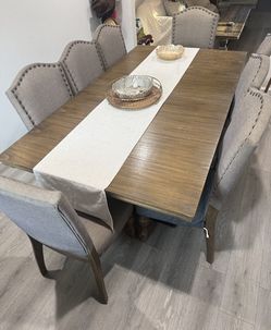 Ashley Furniture Dining Room Table with 8 Chairs