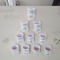 Baby Shower Game -  Diaper Pong 