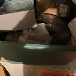 Tub Of Wedding Stuff 