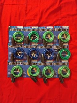 New bike cable locks