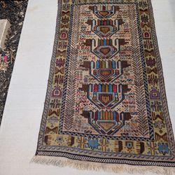 Authentic Antique Afghanistan Rug 