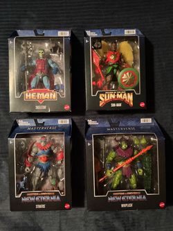 Masters of the Universe Action Figures Set of 4