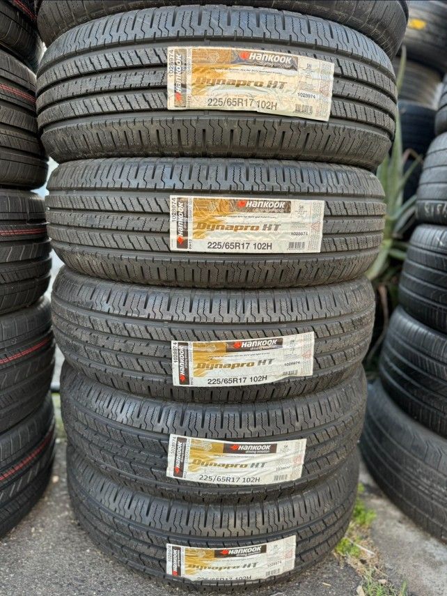  225/65/17 New Tires Set Of 4 Tires Hankook Installed And Balanced Set De 4 Llantas Nuevas Instaladas Y Balanceadas