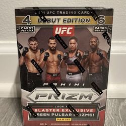 UFC Prizm Blaster Box DEBUT EDITION Cards 