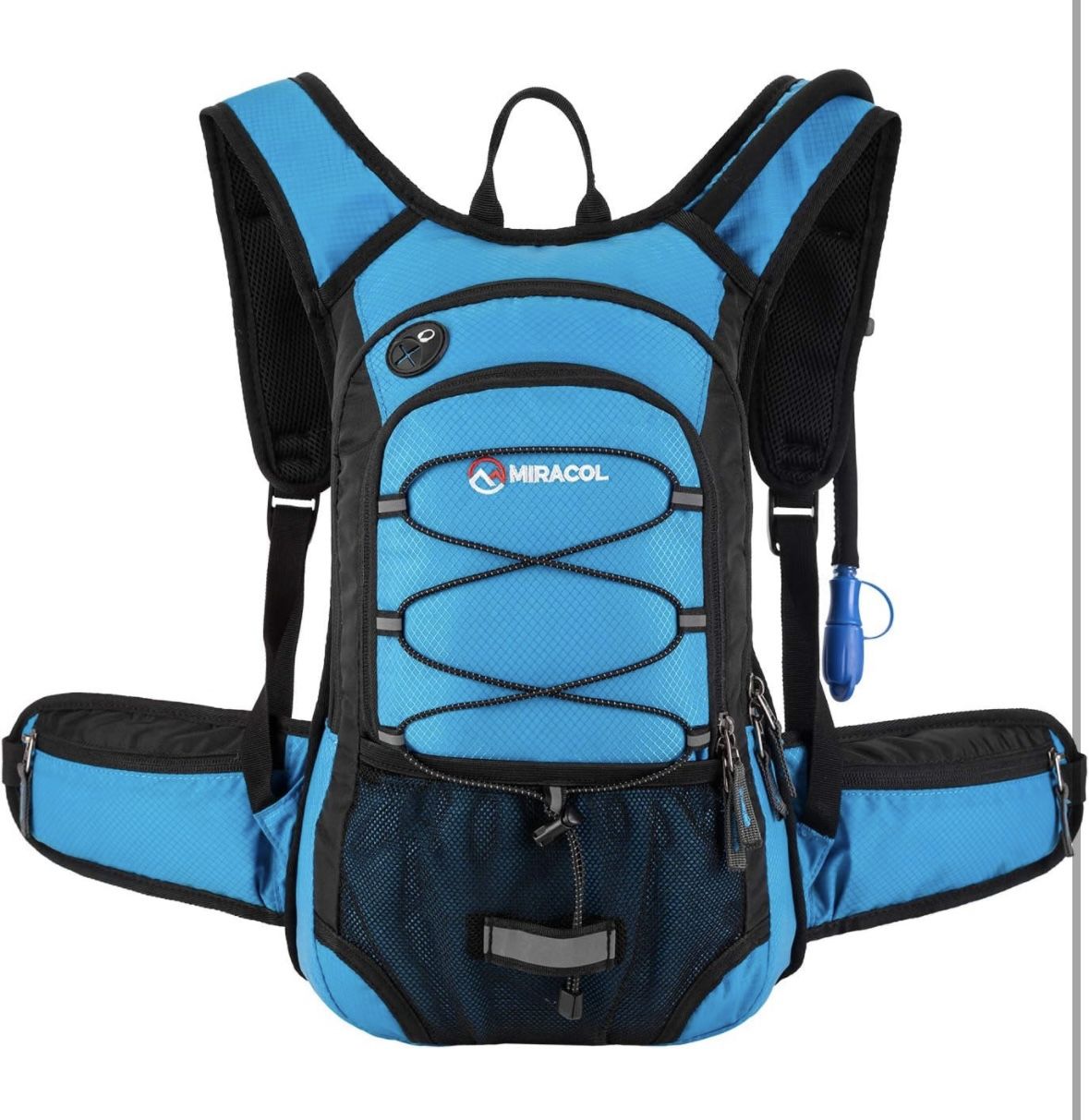 Hydration Pack Hiking Water Backpack - Miracol Hiking Backpack with 2L Bladder - Insulated Lightweight Hydration Backpack