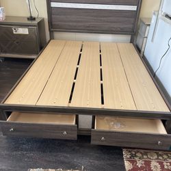 Queen Bed Frame On Sale( 3 Colors Available)