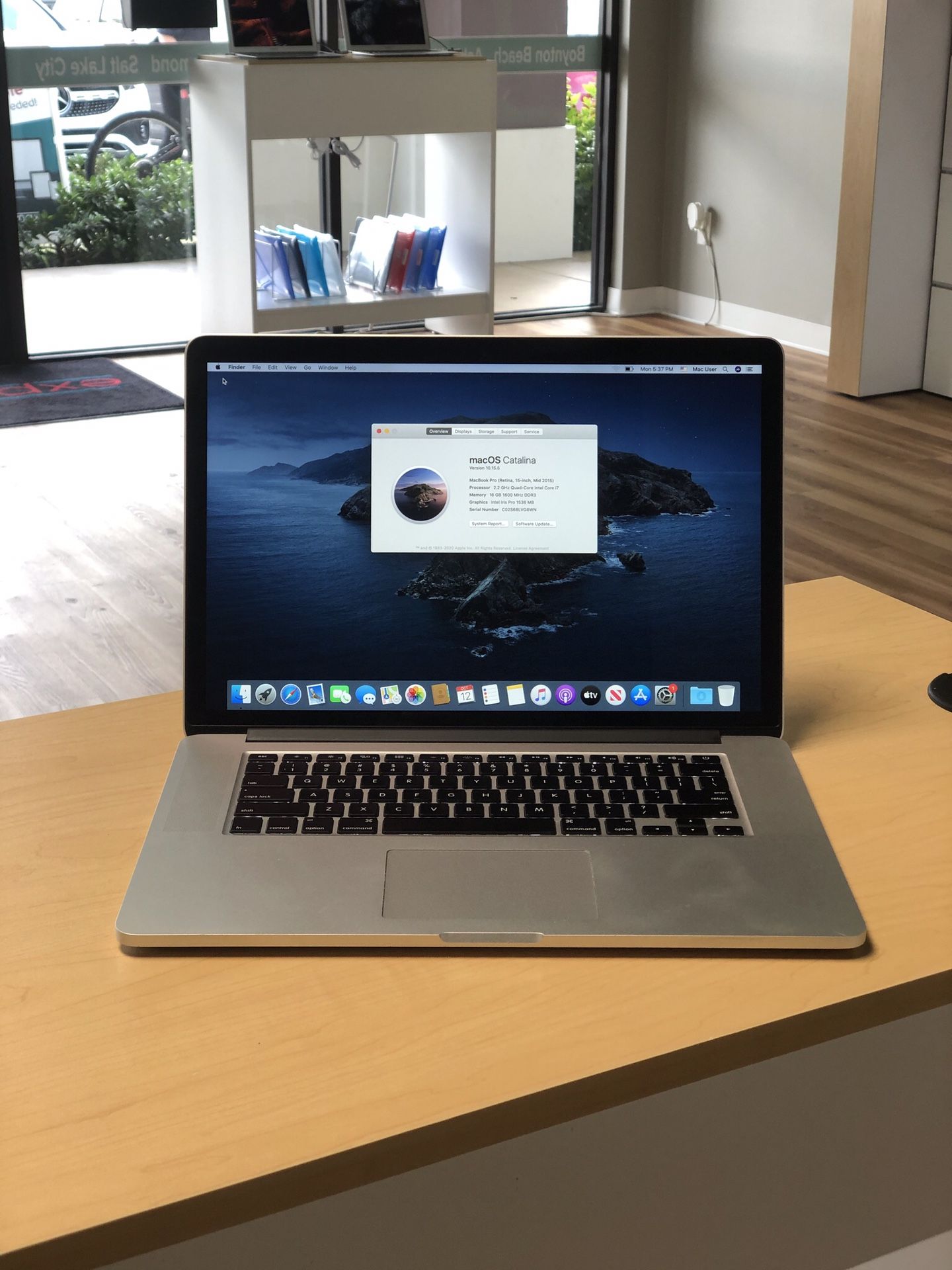 15" MacBook Pro Retina - Quad i7 with 16GB memory!