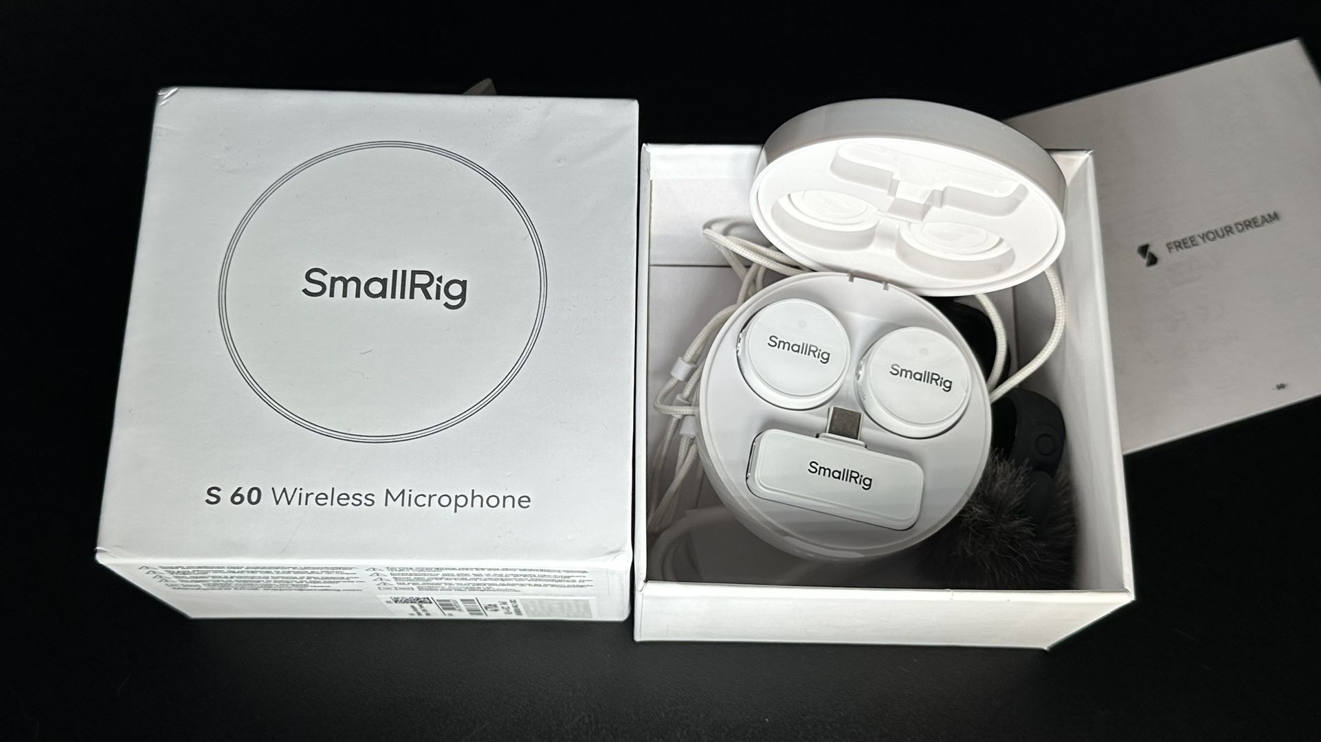 SMALLRIG S60 Wireless Lavalier Microphone with USB C