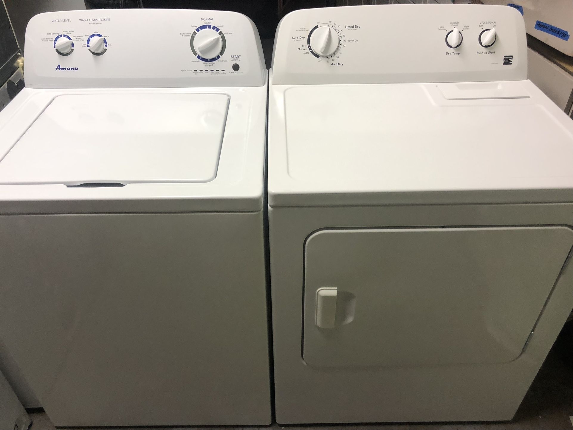 WASHER AND DRYER