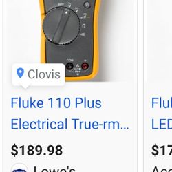 Fluke 110 Plus