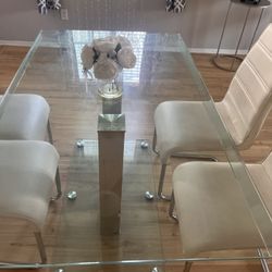 Glass Dinning Table