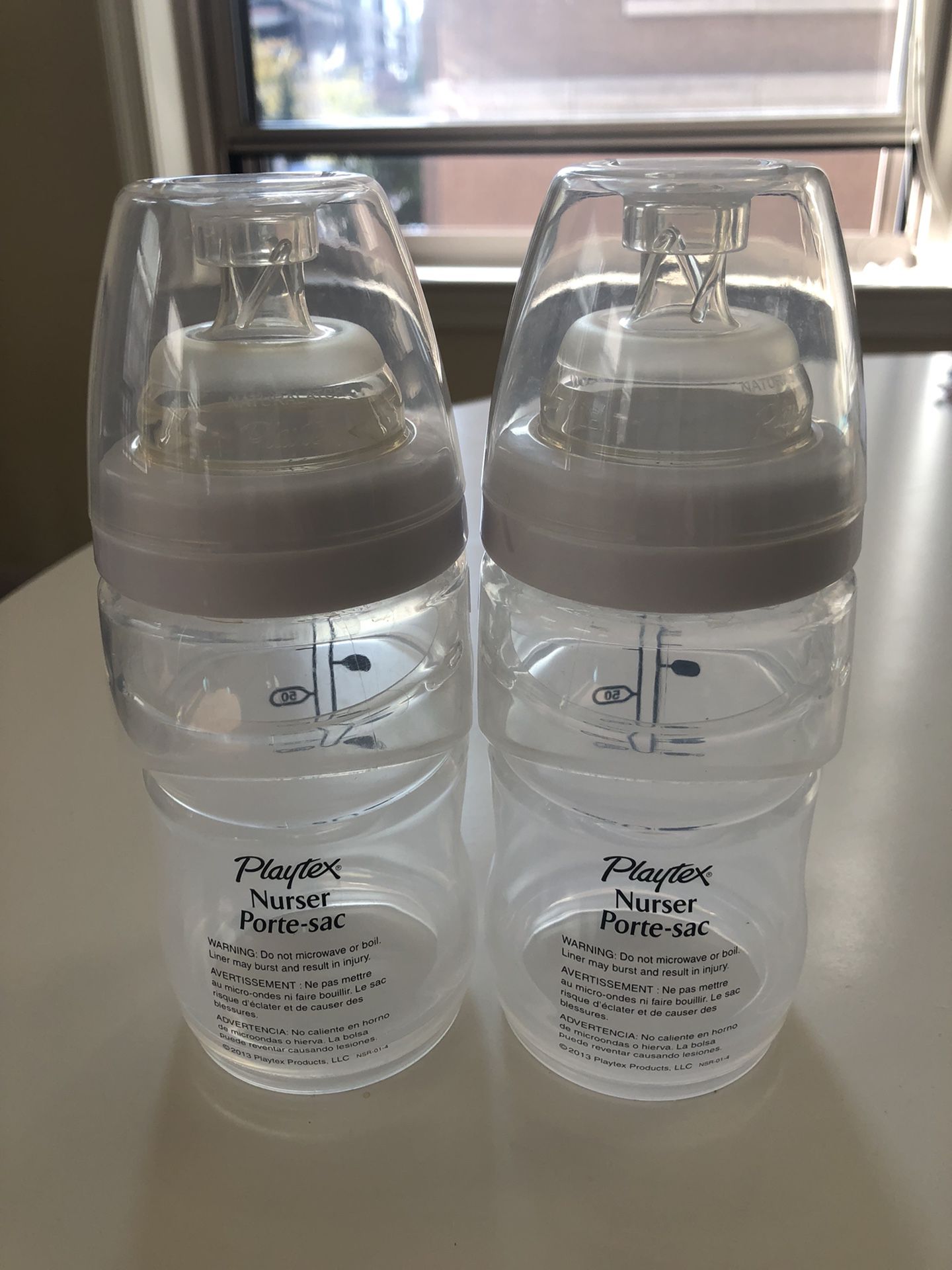 Playtex Drop-Ins Porte-Sac Bottles Premium Nurser With Slow Fl Nipples 4 oz 2 Pk
