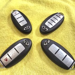 Infiniti key  Fob  Smart  Keyless Go Proximity Remote Keyfob