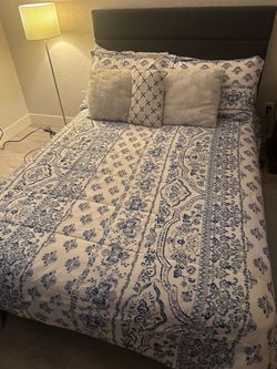 Full bed mattress gray